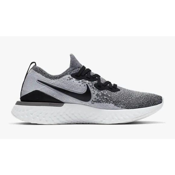 Nike Epic React Flyknit 2 Womens Running Shoe Black White BQ8927-102 NEW Multi - Picture 5 of 10